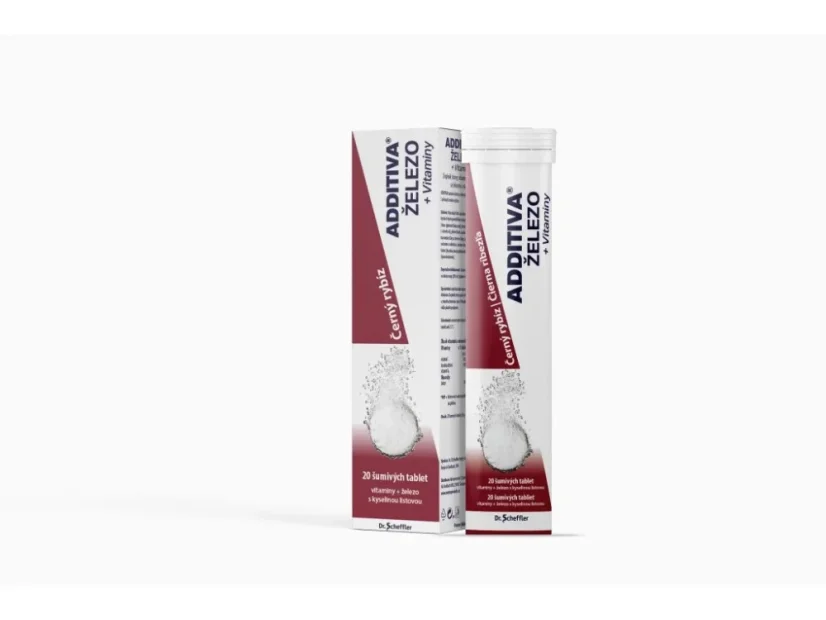 Additíva Železo (Fe2+) + Vitamíny s kyselinou listovou