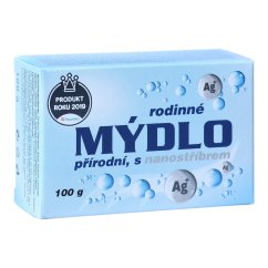 Prírodné mydlo s nanostriebrom 100 g