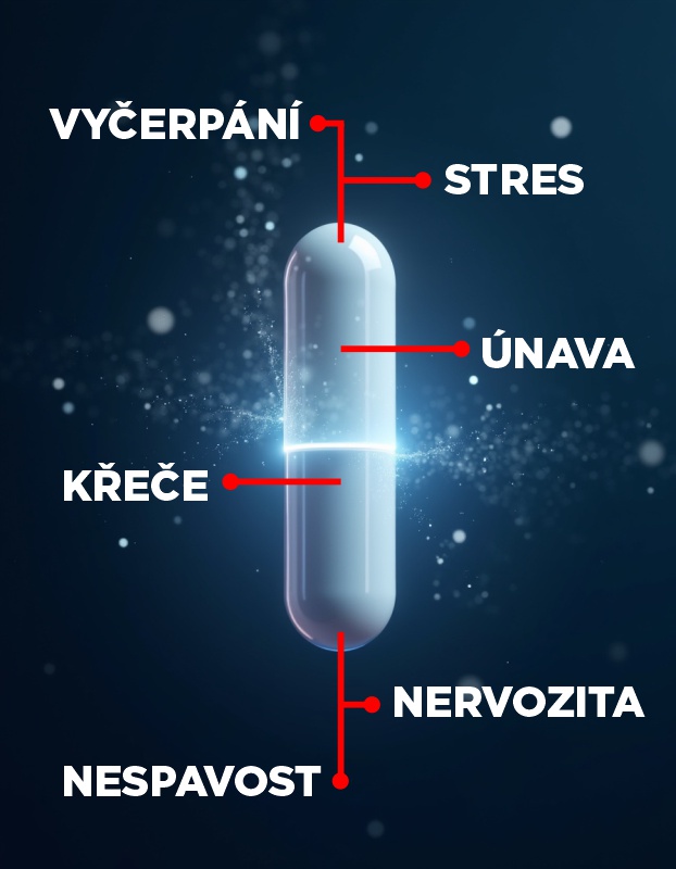 IQ Mag ORGANIC Magnesium + B6 (organický horčík) 90 kapsúl