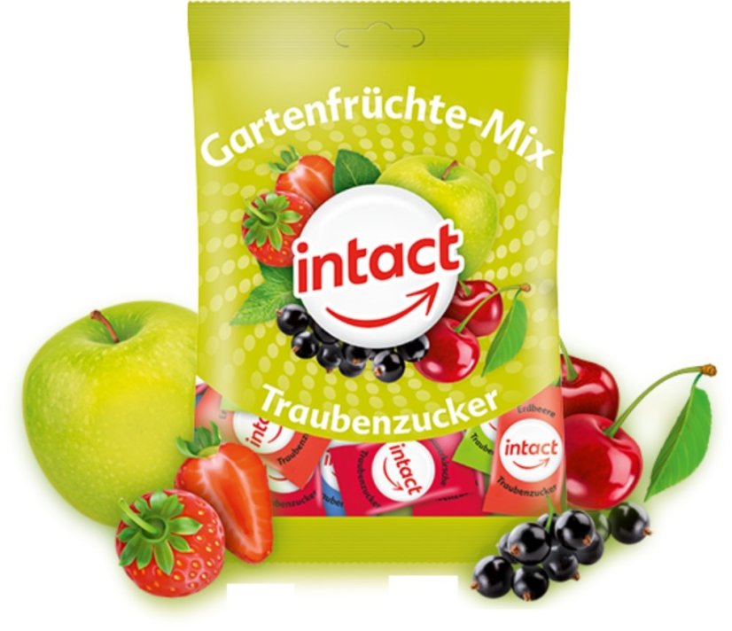 Intact vrecko hroznový cukor ZÁHRADNÉ MIX 75 g