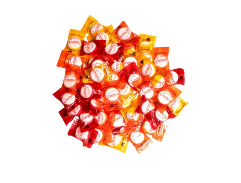 Intact vrecko hroznový cukor OVOCNÝ MIX 500 g