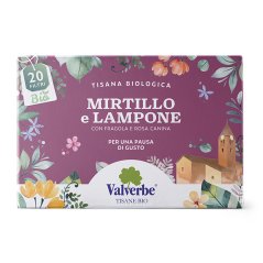 Valverbe Čučoriedka & malina BIO bylinný čaj 20 sáčkov (30 g)