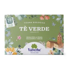 Valverbe Zelený čaj BIO 20 sáčkov (30 g) – čisté lístky pre svieži štart dňa