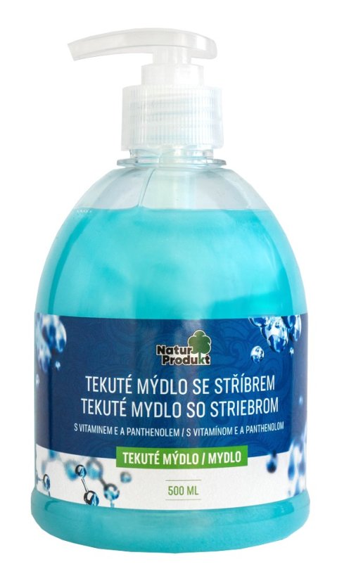 Tekuté mydlo s aktívnym striebrom Naturprodukt 500 ml