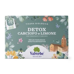 Valverbe Detox artičok & citrón BIO bylinný čaj 20 sáčkov (30 g)