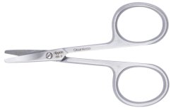 Nožnice detské zahnuté, okrúhle, nerez 8 cm NIPPES Solingen