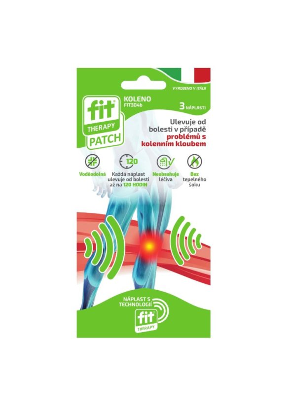 Náplasť Koleno 3 ks FIT Therapy Náplasť Koleno 3 ks FIT Therapy