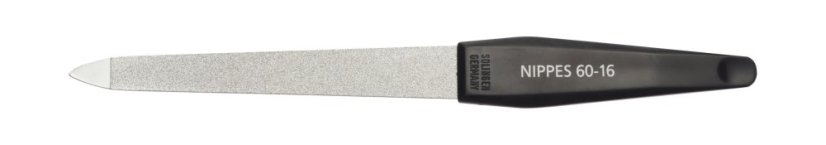 Pilník zafírový špicatý čierny 16 cm Solingen Pilník zafírový špicatý čierny 16 cm Solingen