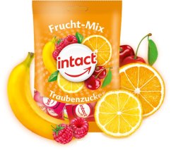 Intact vrecko hroznový cukor OVOCNÝ MIX 75 g
