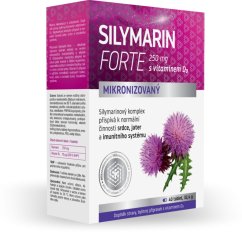 Silymarín Forte 250 mikronizovaný s vitamínom D Naturprodukt