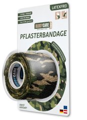 Náplasť BUDDYCARE 5cm x 4,5m zelený maskovací vzor 1 ks