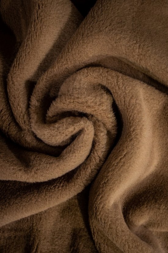 Vlnená deka z ťavie vlny - hnedá CAMEL