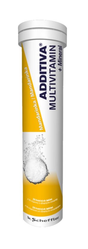 Multivitamín + Mineral MANDARINKA šum.tabl. 20 ks