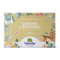 Valverbe BIO citrón a zázvor čaj