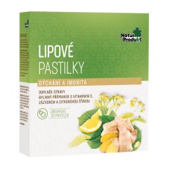 Naturprodukt Lipové pastilky 20 pást
