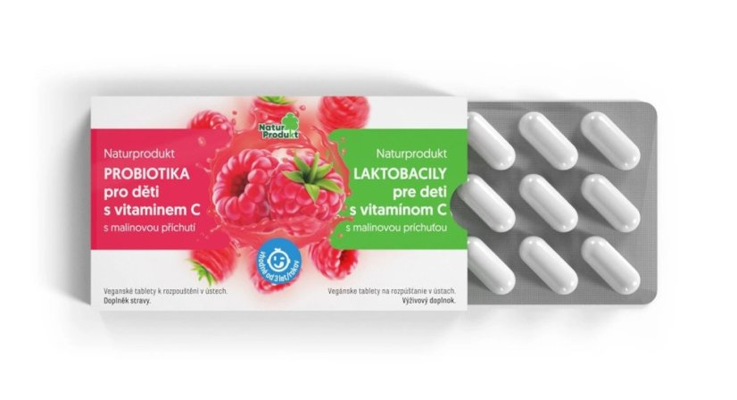 Naturprodukt probiotiká pre deti s vitamínom C
