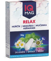 IQ Mag Relax Horčík s medovkou, mučenkou a harmančekom 30 cps
