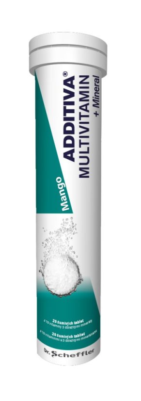 Multivitamín + Mineral MANGO šum. tablety 20 ks Multivitamín + Mineral MANGO šum. tablety 20 ks