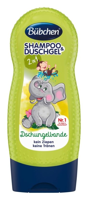 Bübchen Jungle Gang 2-v-1 šampón & sprchový gél 230 ml
