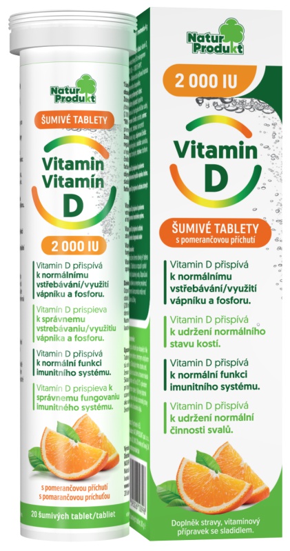 Naturprodukt Vitamín D 2000 IU