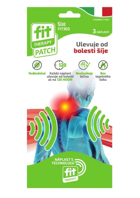 Náplasť Šija 3 ks FIT Therapy