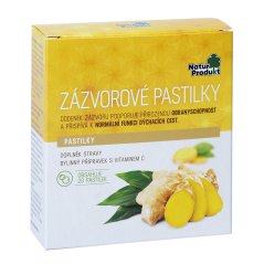 Naturprodukt Zázvorové pastilky 20 pást.