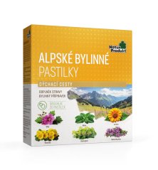 Naturprodukt Alpské pastilky 20 pastiliek