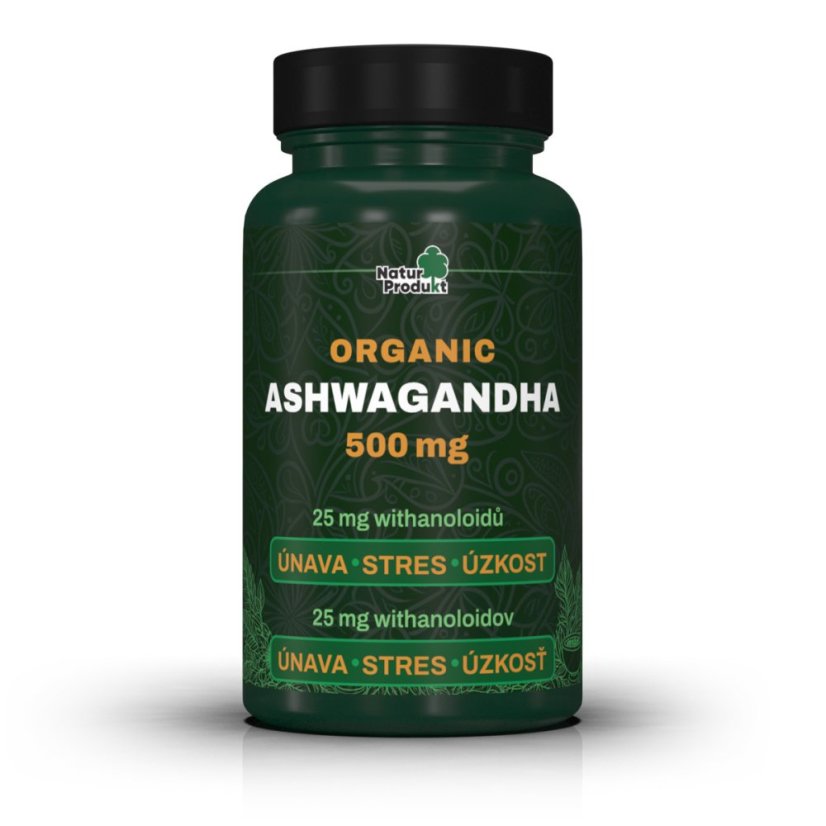 Ashwagandha 500 mg 60 tob Naturprodukt