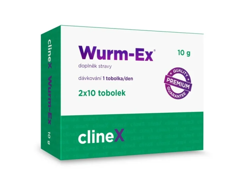 Clinex Wurm-Ex 20 kapsúl Proti parazitom v ľudskom tele