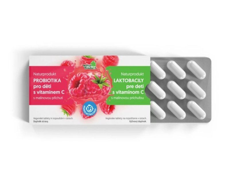 Naturprodukt probiotiká pre deti s vitamínom C