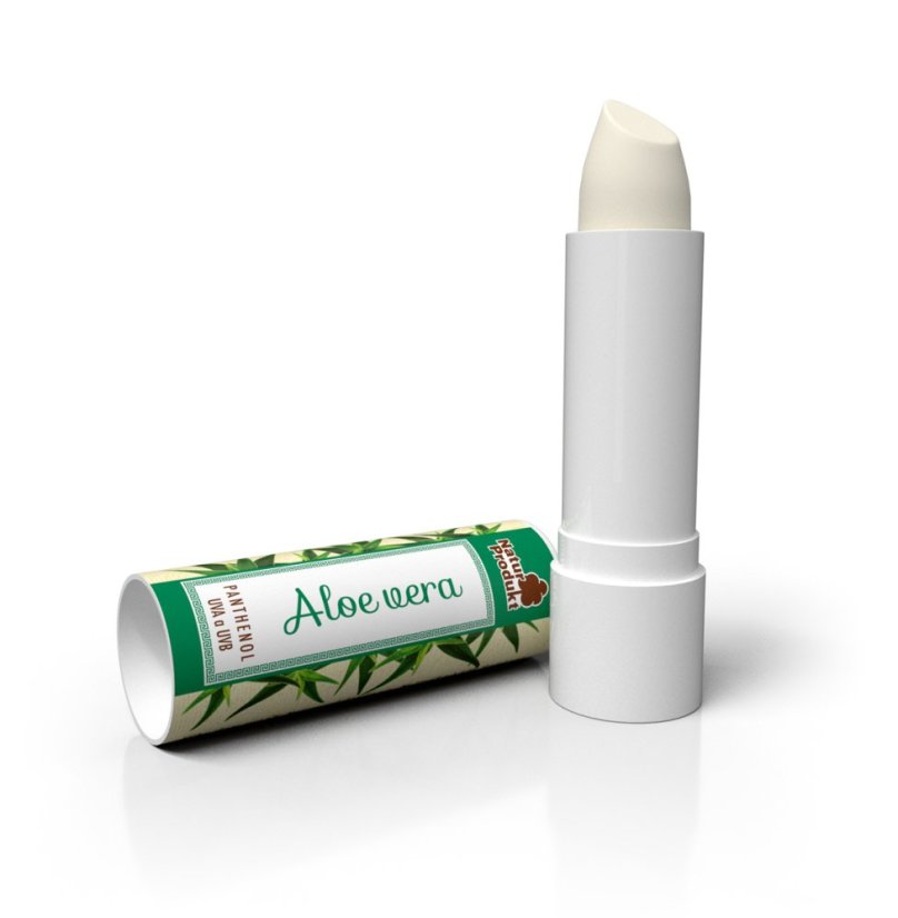 Bylinný Panthenol balzam na pery Aloe vera Naturprodukt 4 g