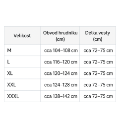 Pánska vlnená vesta - Merino vlna, prírodná
